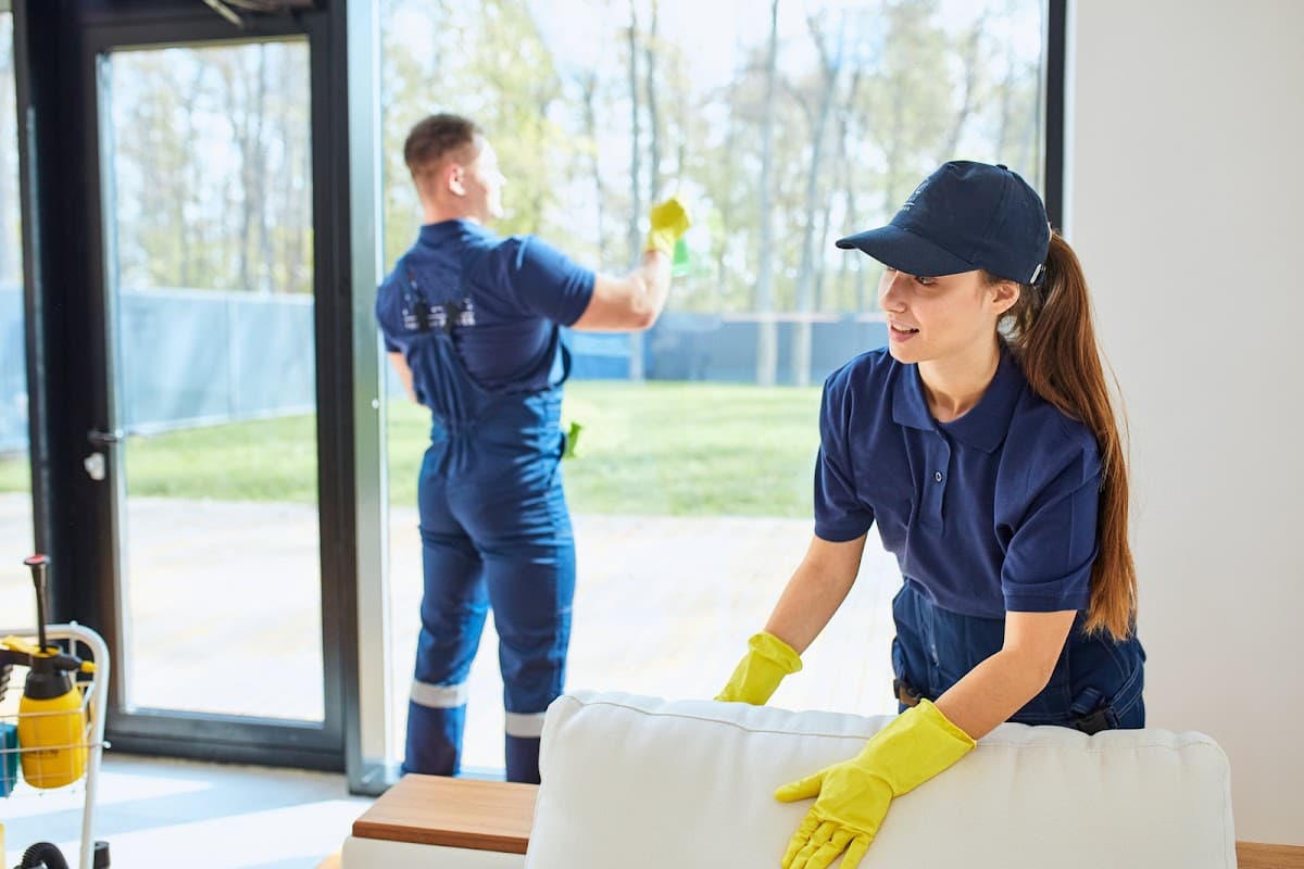 OSHA-certified biohazard technician in respirator and protective suit — BioClear Pros blood and pathogen removal in Miami-Dade, Broward, and Palm Beach County